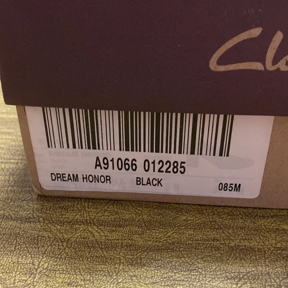 Clarks Black Dream Honor Bendable 2 Strap buckles Dress Shoes 8.5 - Picture 10 of 10